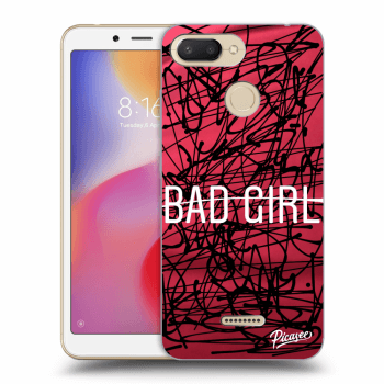 Picasee silikonový černý obal pro Xiaomi Redmi 6 - Bad girl