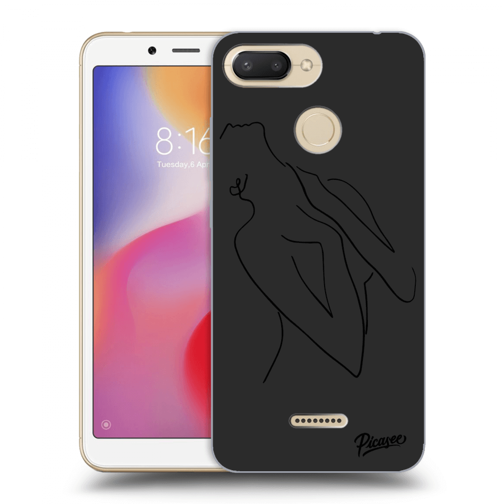 Picasee silikonový černý obal pro Xiaomi Redmi 6 - Sensual girl