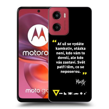 Obal pro Motorola Moto G05 - Kazma - SVĚT PATŘÍ TĚM, CO SE NEPOSEROU