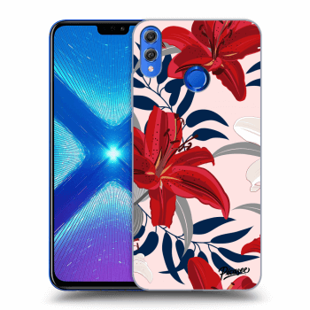 Obal pro Honor 8X - Red Lily