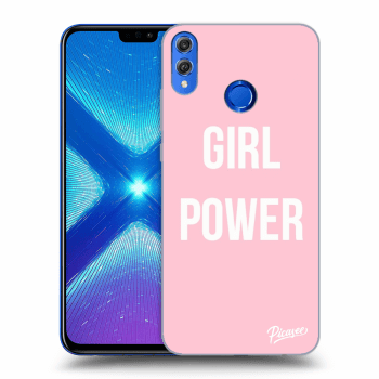Picasee silikonový průhledný obal pro Honor 8X - Girl power