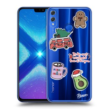 Obal pro Honor 8X - Christmas Stickers