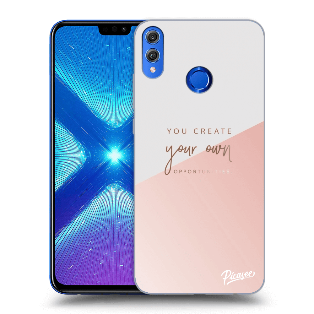 Silikonový Průhledný Obal Pro Honor 8X - You Create Your Own Opportunities
