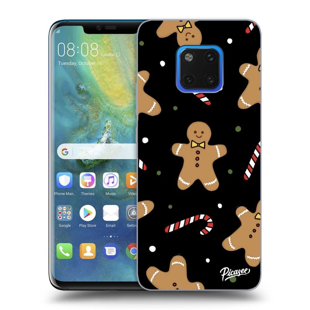 Picasee silikonový černý obal pro Huawei Mate 20 Pro - Gingerbread