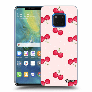 Picasee silikonový průhledný obal pro Huawei Mate 20 Pro - Cherries