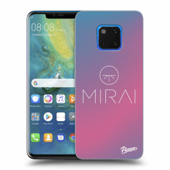Picasee silikonový průhledný obal pro Huawei Mate 20 Pro - Mirai - Logo