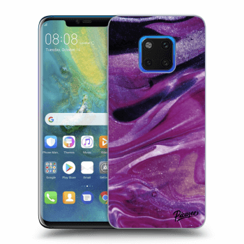 Obal pro Huawei Mate 20 Pro - Purple glitter