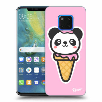 Picasee silikonový černý obal pro Huawei Mate 20 Pro - Ice Cream Panda