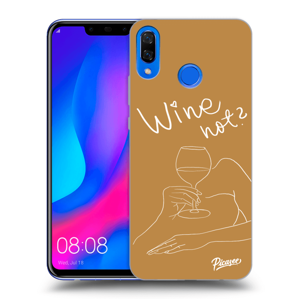 Picasee ULTIMATE CASE pro Huawei Nova 3 - Wine not