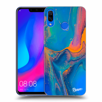 Picasee silikonový průhledný obal pro Huawei Nova 3 - Rainbow