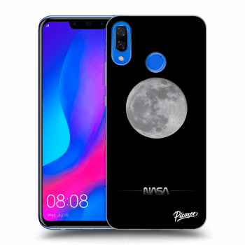 Picasee silikonový černý obal pro Huawei Nova 3 - Moon Minimal