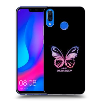 Picasee silikonový průhledný obal pro Huawei Nova 3 - Diamanty Purple