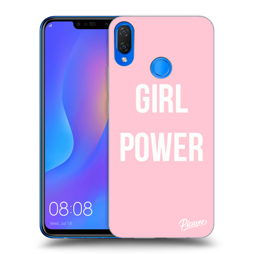 Picasee silikonový černý obal pro Huawei Nova 3i - Girl power