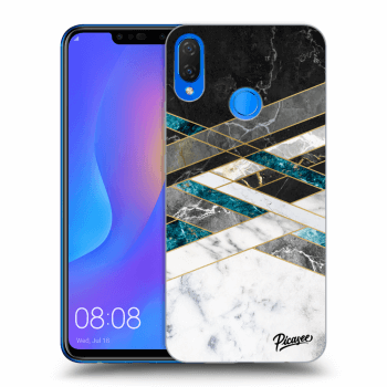 Obal pro Huawei Nova 3i - Black & White geometry