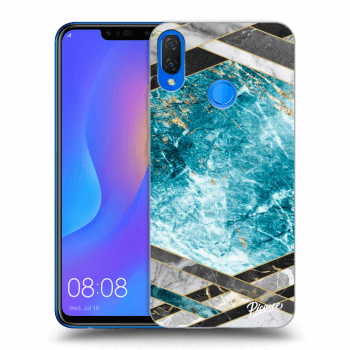 Obal pro Huawei Nova 3i - Blue geometry