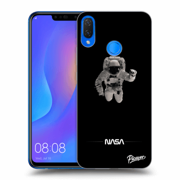 Picasee silikonový černý obal pro Huawei Nova 3i - Astronaut Minimal