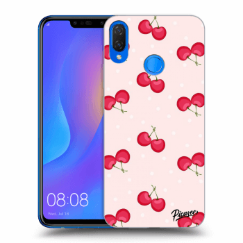 Picasee silikonový průhledný obal pro Huawei Nova 3i - Cherries