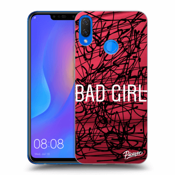Picasee silikonový průhledný obal pro Huawei Nova 3i - Bad girl