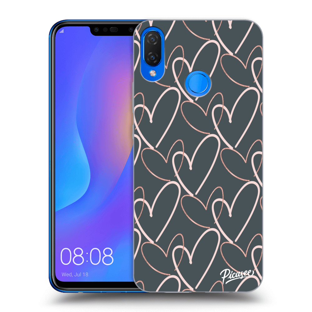 Picasee silikonový průhledný obal pro Huawei Nova 3i - Lots of love