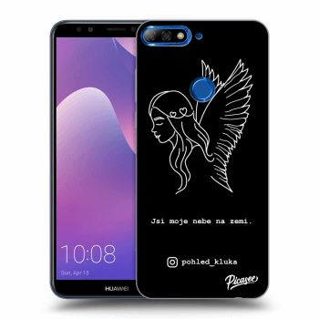 Picasee silikonový černý obal pro Huawei Y7 Prime (2018) - Heaven White