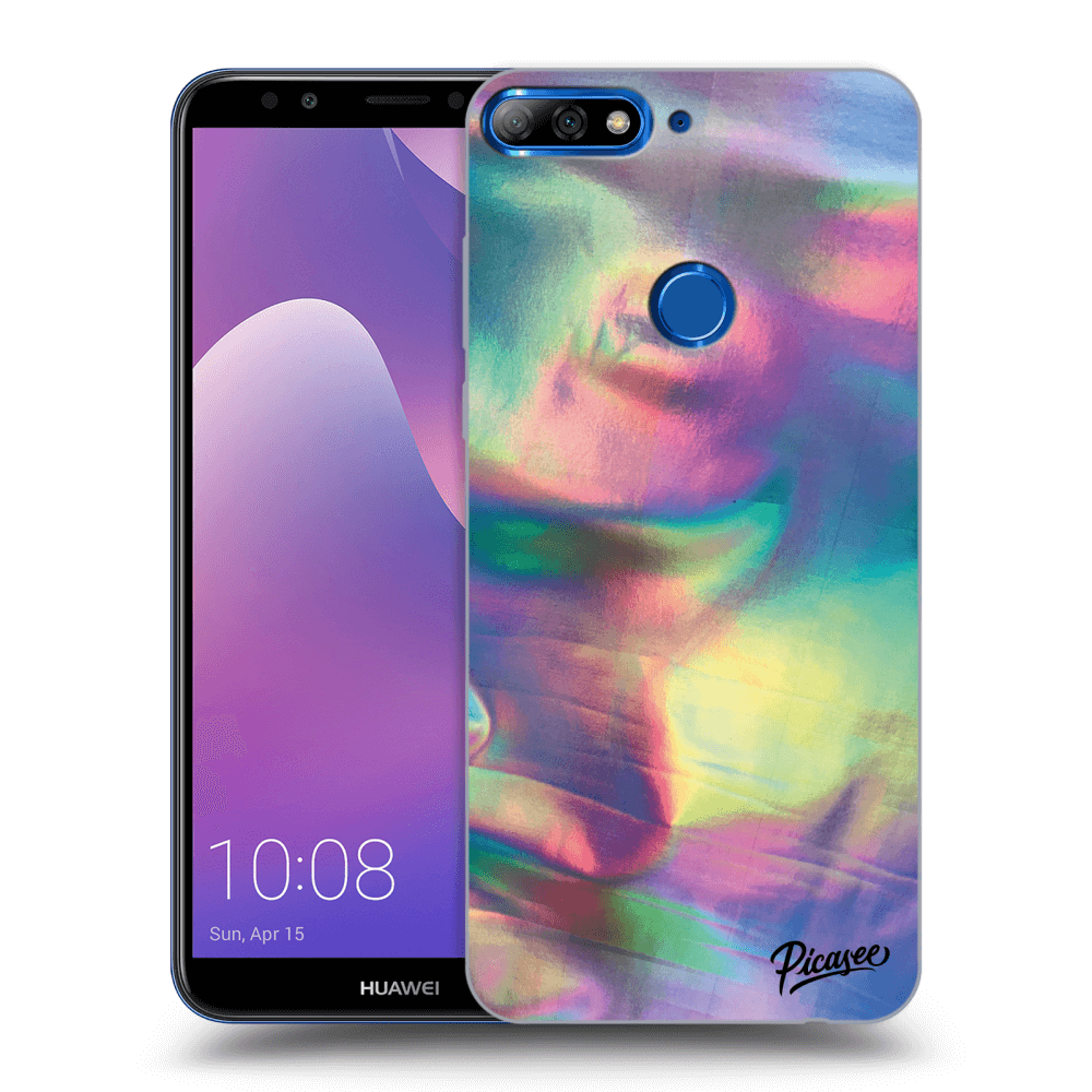 Picasee silikonový průhledný obal pro Huawei Y7 Prime (2018) - Holo