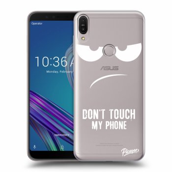 Picasee silikonový průhledný obal pro Asus ZenFone Max Pro (M1) ZB602KL - Don't Touch My Phone