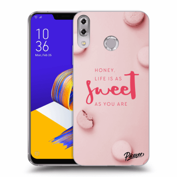 Picasee silikonový průhledný obal pro Asus ZenFone 5 ZE620KL - Life is as sweet as you are