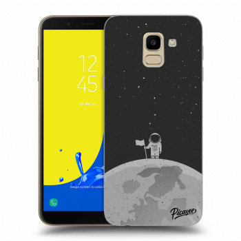 Picasee silikonový průhledný obal pro Samsung Galaxy J6 J600F - Astronaut