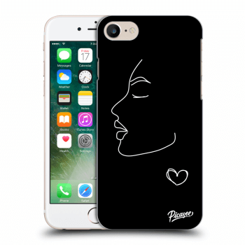 Picasee silikonový černý obal pro Apple iPhone 8 - Couple girl White