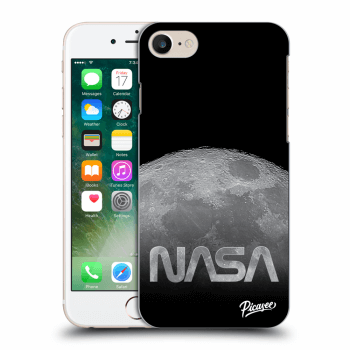 Picasee silikonový černý obal pro Apple iPhone 8 - Moon Cut