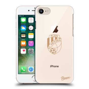 Picasee silikonový průhledný obal pro Apple iPhone 8 - FC Viktoria Plzeň I