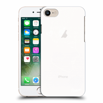 Picasee silikonový mléčný obal pro Apple iPhone 8 - Couple boy White