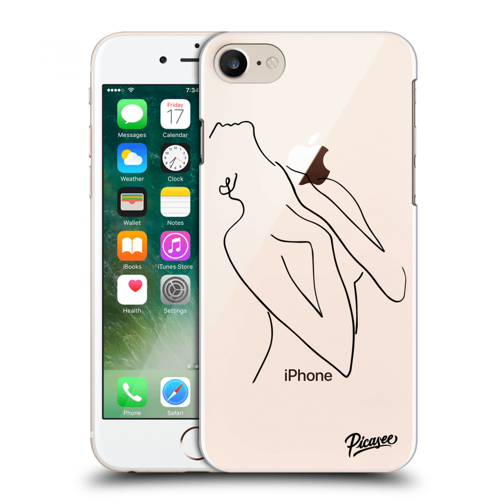 Picasee silikonový průhledný obal pro Apple iPhone 8 - Sensual girl
