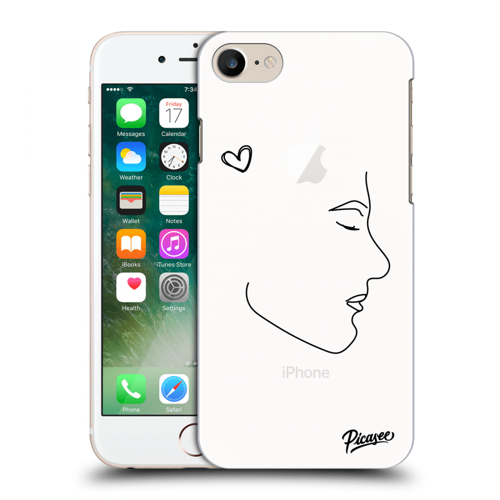 Picasee silikonový mléčný obal pro Apple iPhone 8 - Couple boy