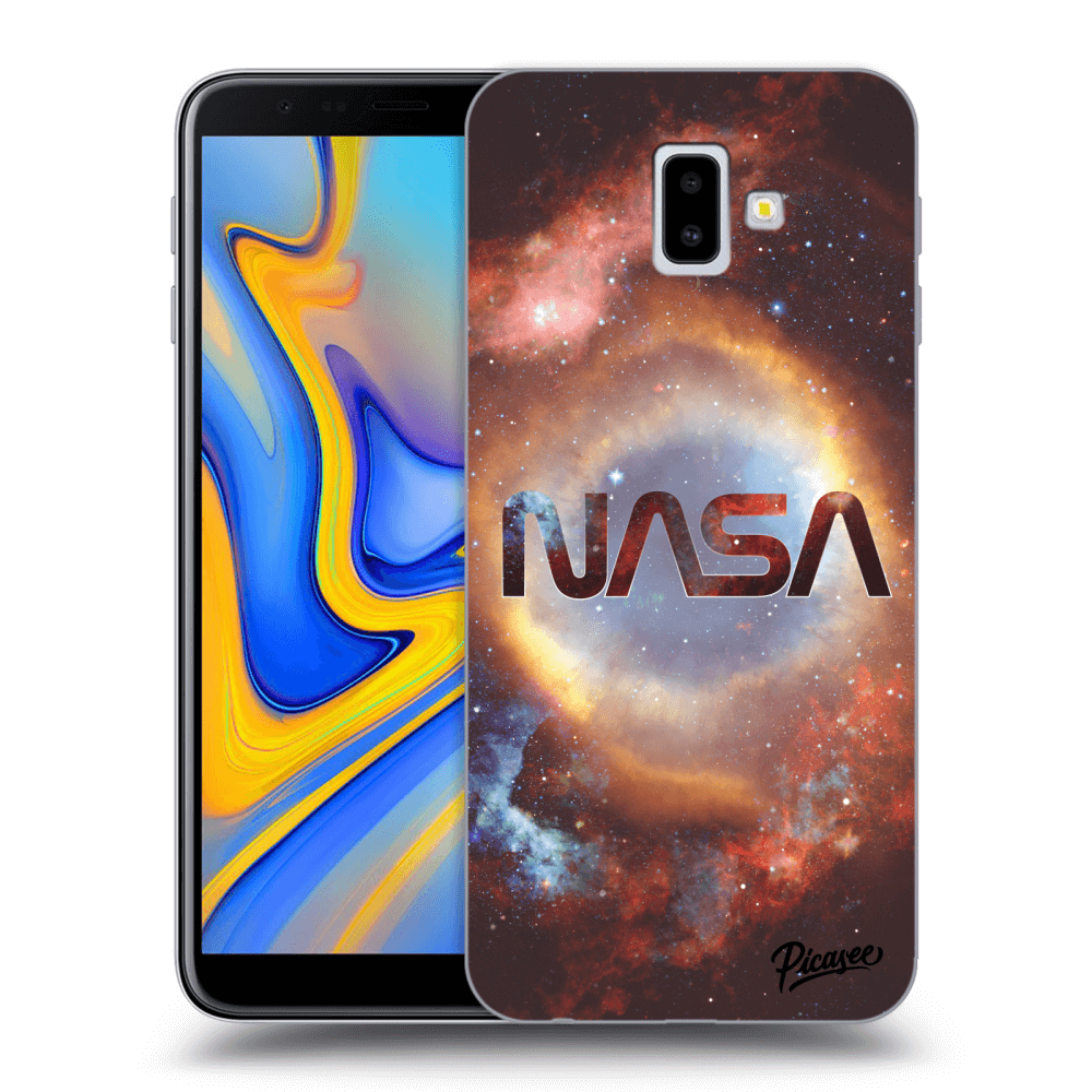 Picasee silikonový průhledný obal pro Samsung Galaxy J6+ J610F - Nebula