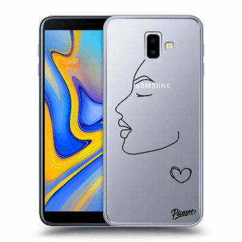 Picasee silikonový průhledný obal pro Samsung Galaxy J6+ J610F - Couple girl