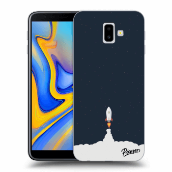 Picasee silikonový průhledný obal pro Samsung Galaxy J6+ J610F - Astronaut 2