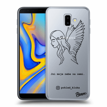 Picasee silikonový průhledný obal pro Samsung Galaxy J6+ J610F - Heaven
