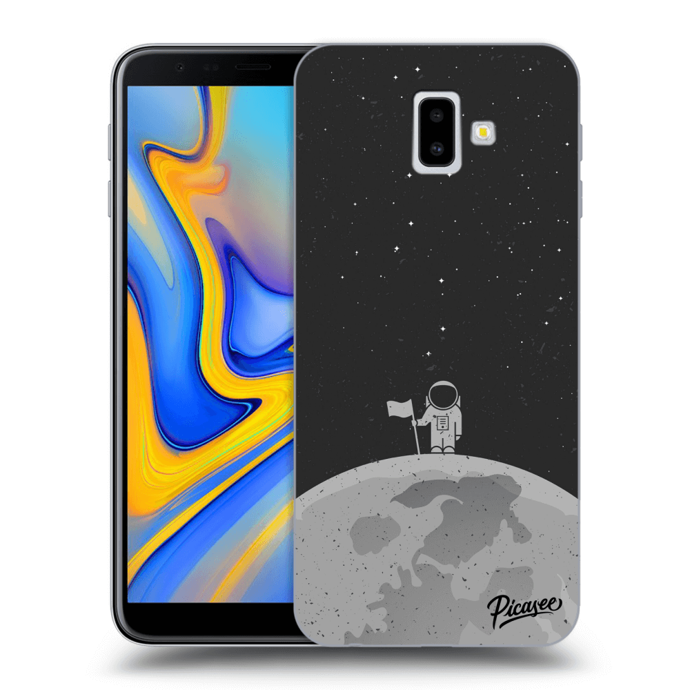 Picasee silikonový průhledný obal pro Samsung Galaxy J6+ J610F - Astronaut