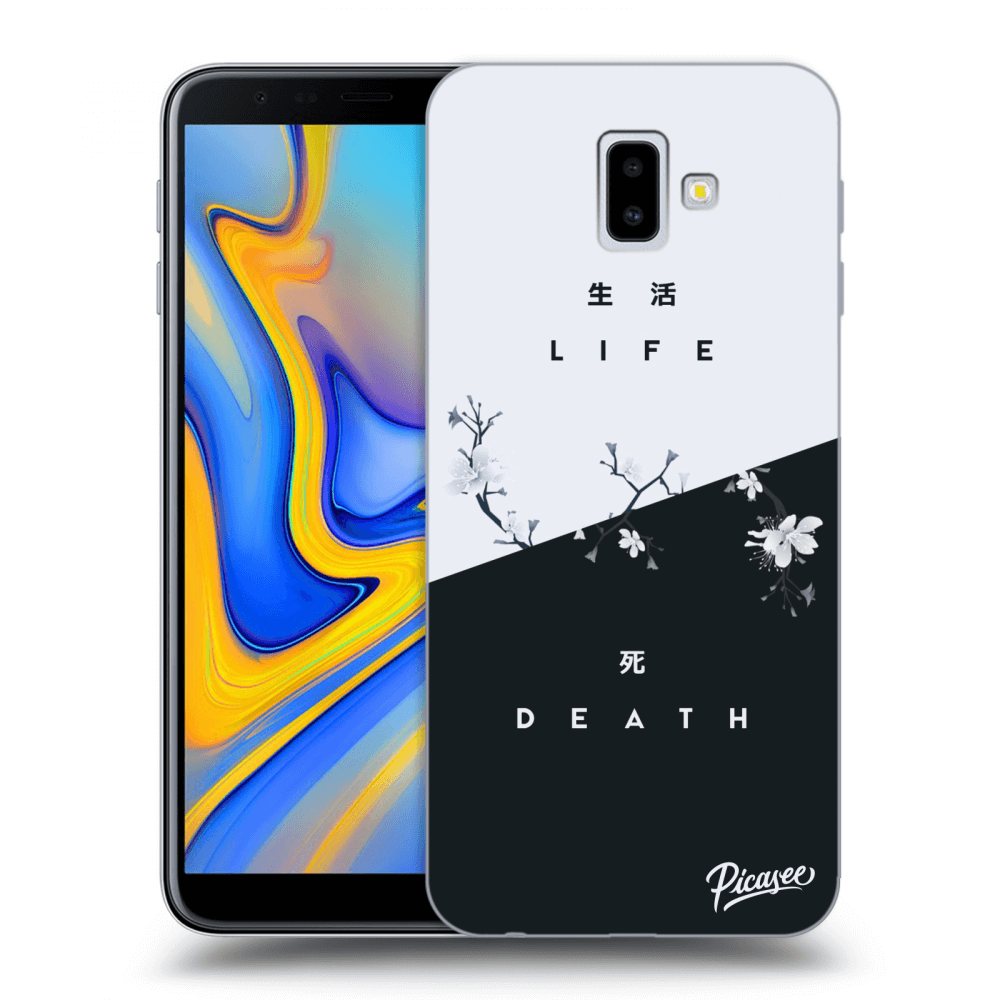 Picasee silikonový průhledný obal pro Samsung Galaxy J6+ J610F - Life - Death