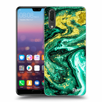 Obal pro Huawei P20 - Green Gold