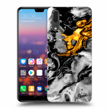 Obal pro Huawei P20 - Black Gold 2