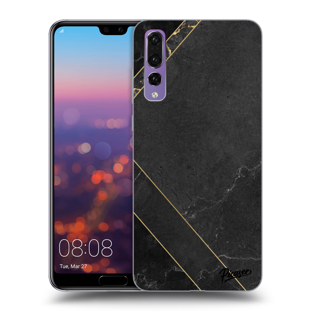 Picasee ULTIMATE CASE pro Huawei P20 Pro - Black tile