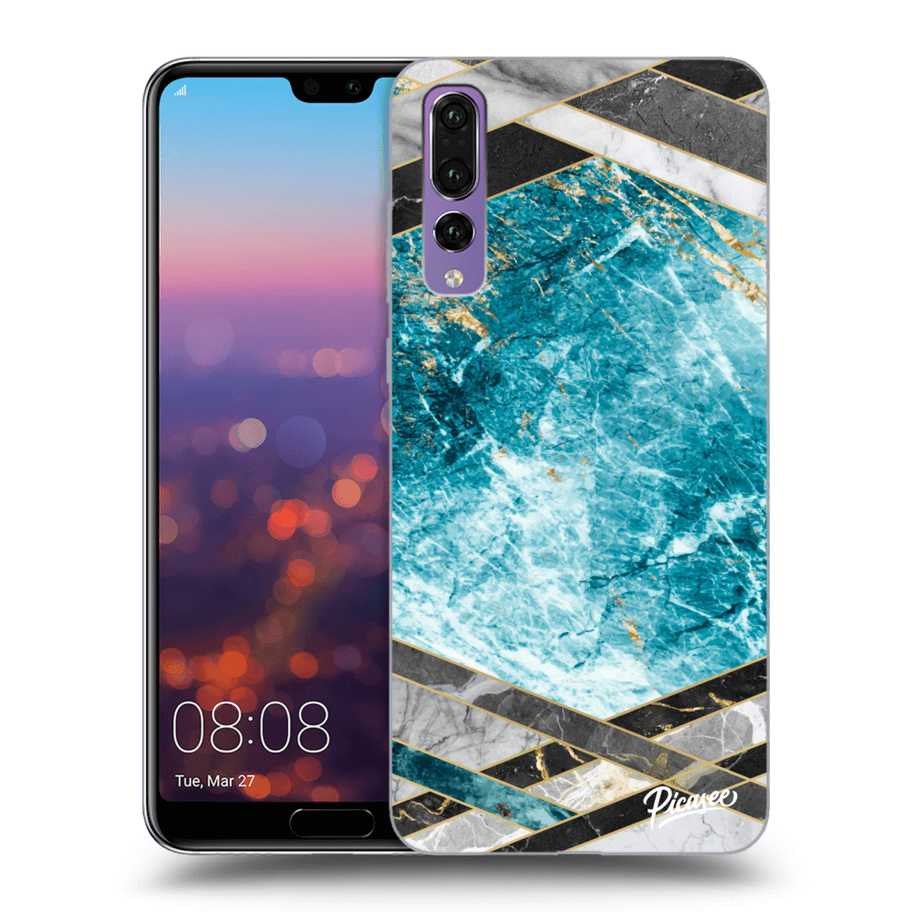 Picasee ULTIMATE CASE pro Huawei P20 Pro - Blue geometry