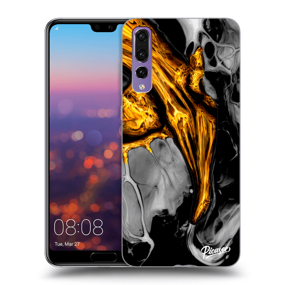 Picasee ULTIMATE CASE pro Huawei P20 Pro - Black Gold