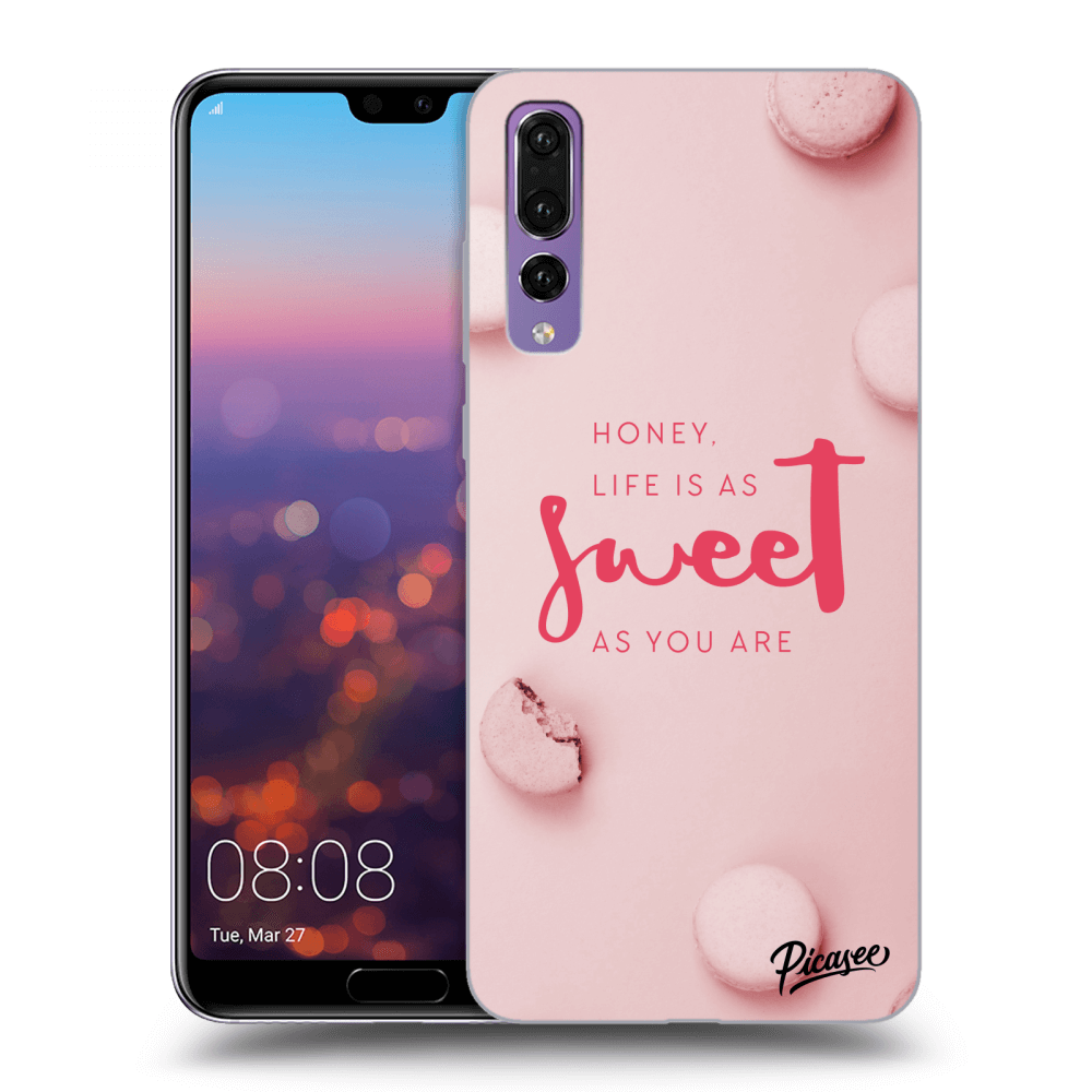 Picasee silikonový černý obal pro Huawei P20 Pro - Life is as sweet as you are