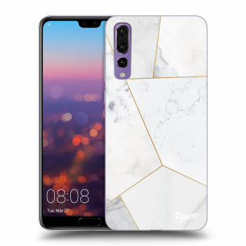 Picasee ULTIMATE CASE pro Huawei P20 Pro - White tile