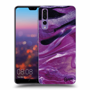 Obal pro Huawei P20 Pro - Purple glitter
