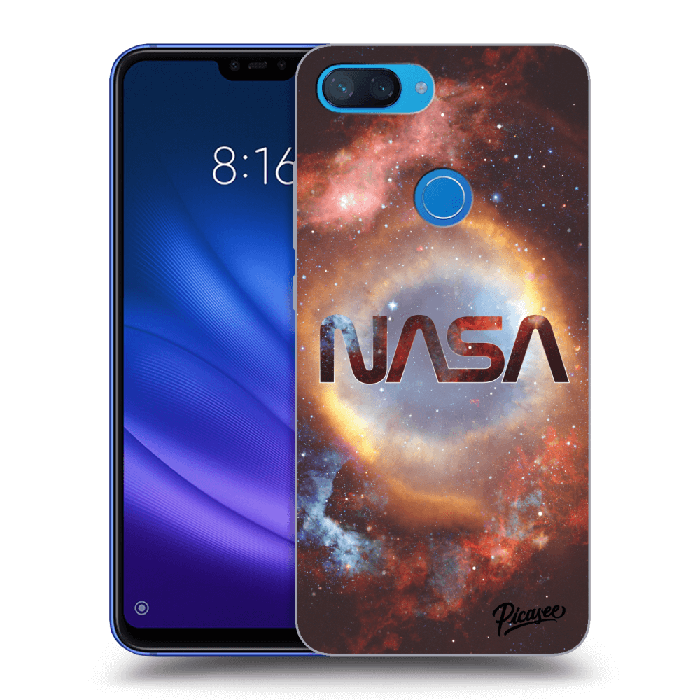Picasee silikonový černý obal pro Xiaomi Mi 8 Lite - Nebula