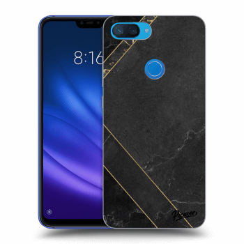 Obal pro Xiaomi Mi 8 Lite - Black tile